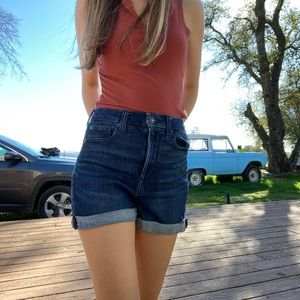 American Eagle curvy super high rise shorts